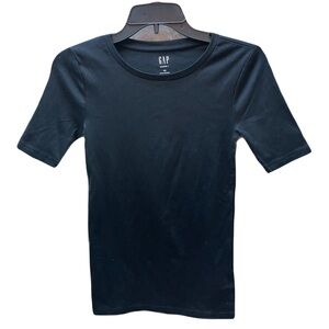 ❤️ GAP BLACK MODERN SHORT SLEEVE TEE SHIRT SIZE XS